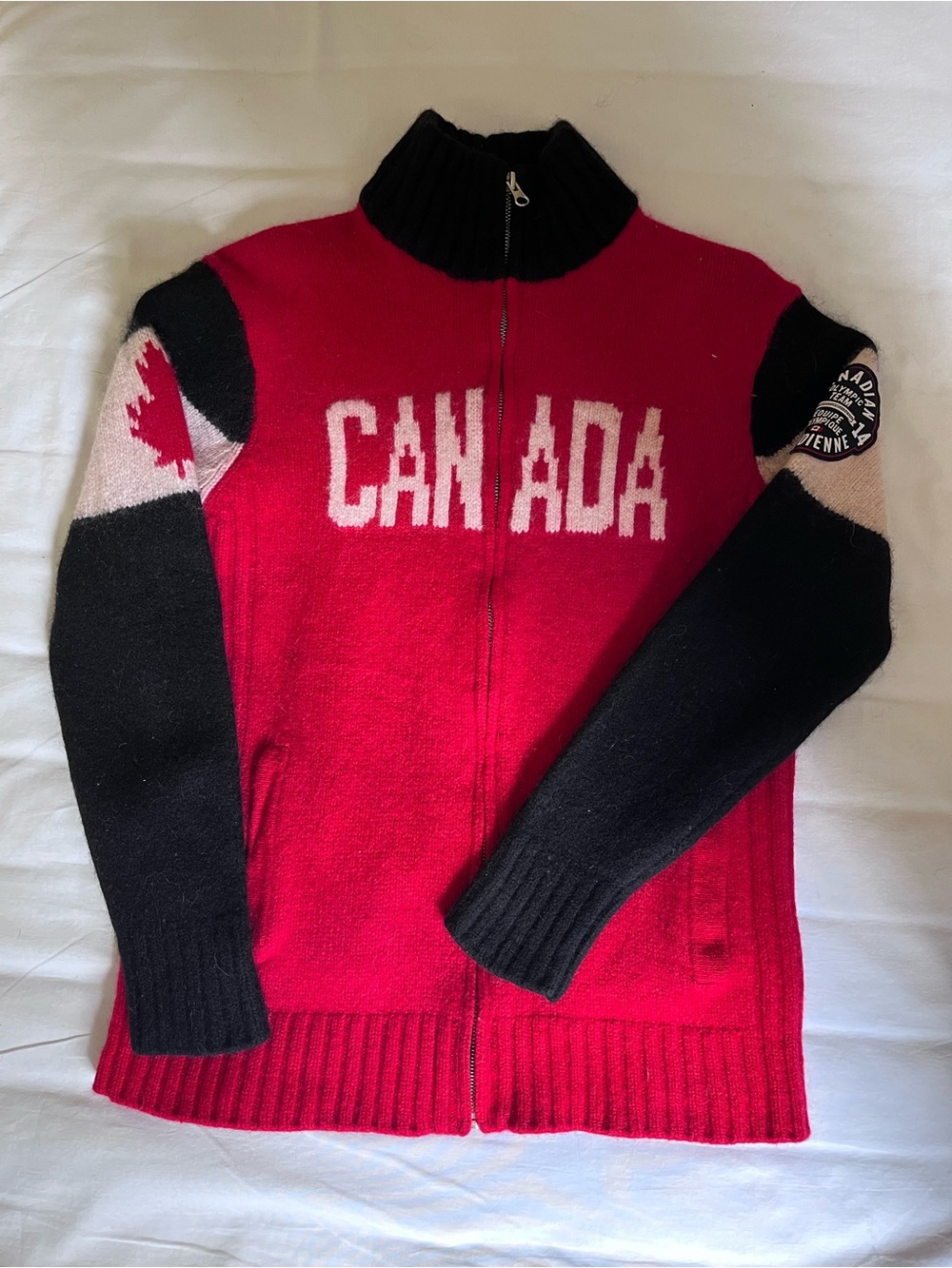 Team Canada 2014 Olympic Hudson Bay Wool Sweater